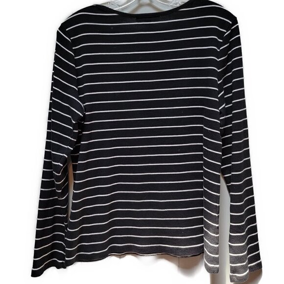 Lauren Ralph Lauren Long Sleeve 100% cotton Top - Size XL - Picture 3 of 4